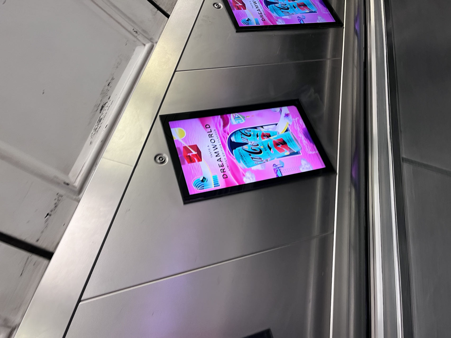 Coca Cola Dreamworld London Tube Advertisement